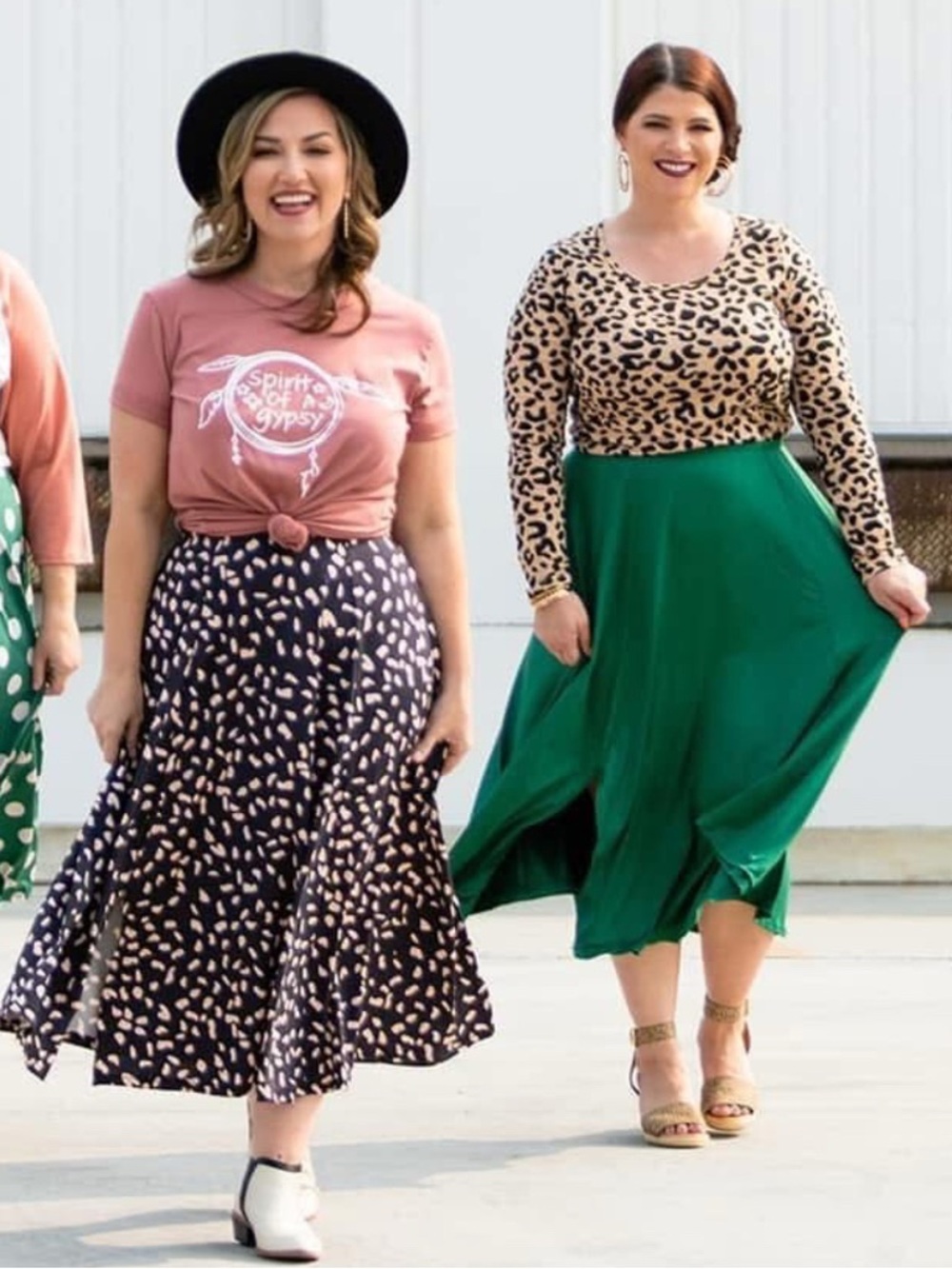 LuLaRoe Emerald Green Jennifer Skirt